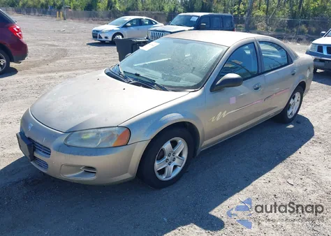 2002 Dodge Stratus Se Plus из США, поврежденный, VIN 1B3EL46R92N232789